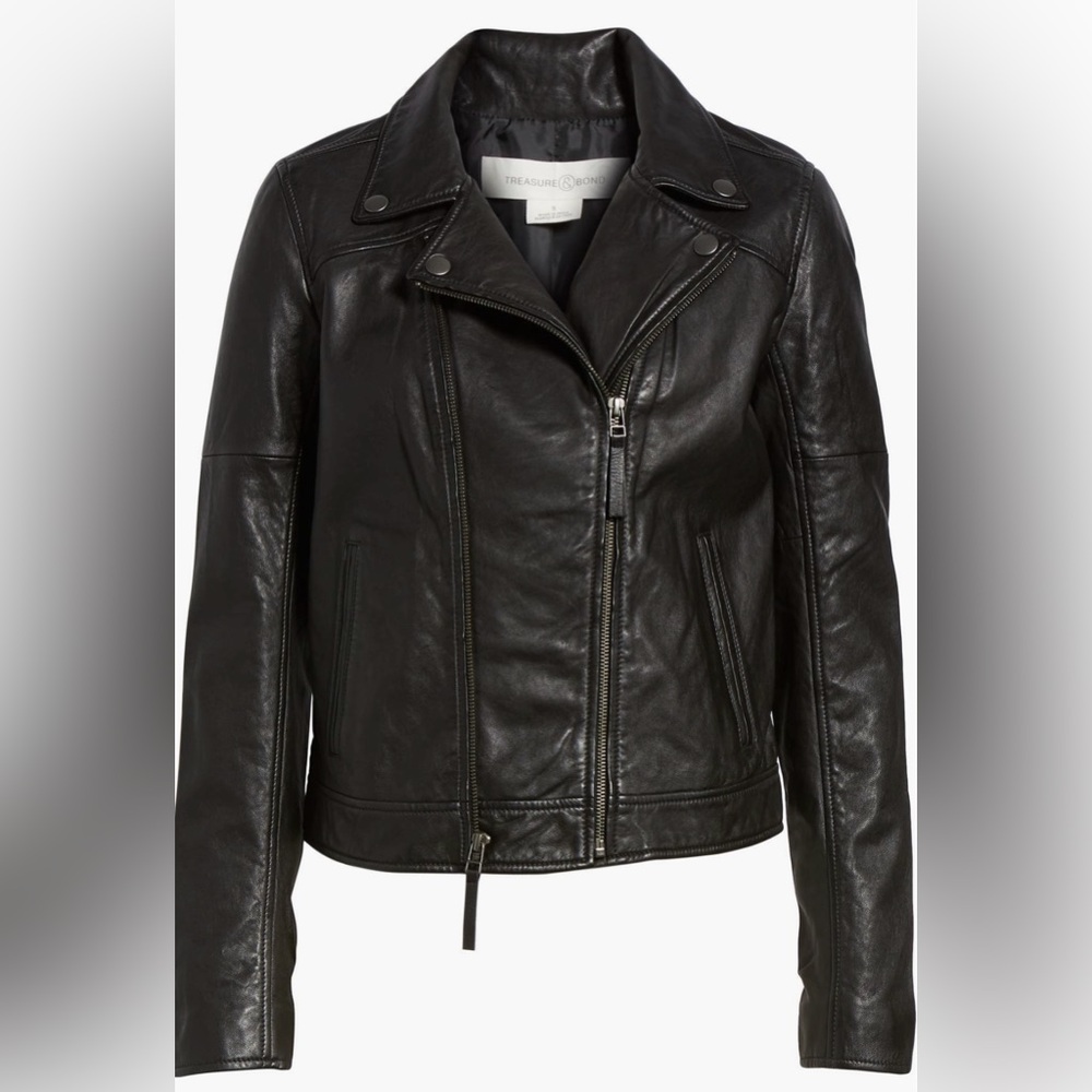 Treasure & Bond | Leather Moto Jacket sz S